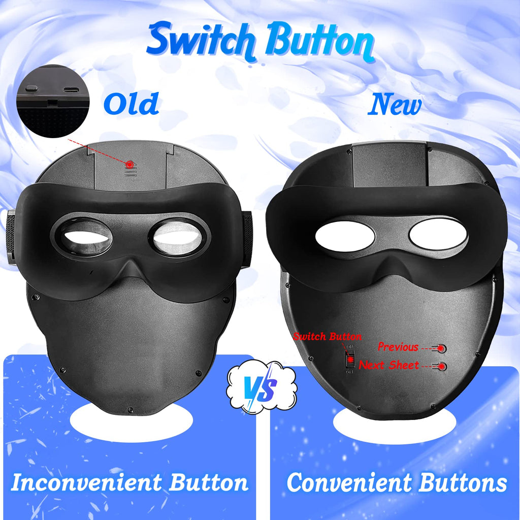 Depointer Life Led Mask with Gesture Sensing, Light up Mask toy for Adult