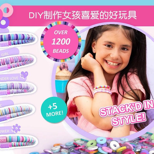 Cool Maker Stack'd Heishi Bracelet Studio.