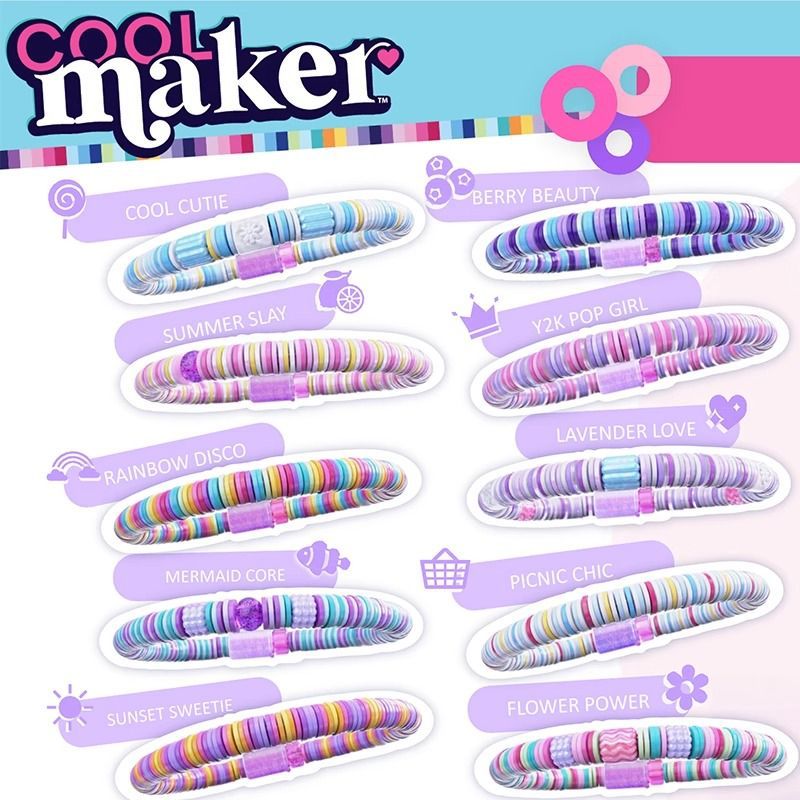 Cool Maker Stack'd Heishi Bracelet Studio.
