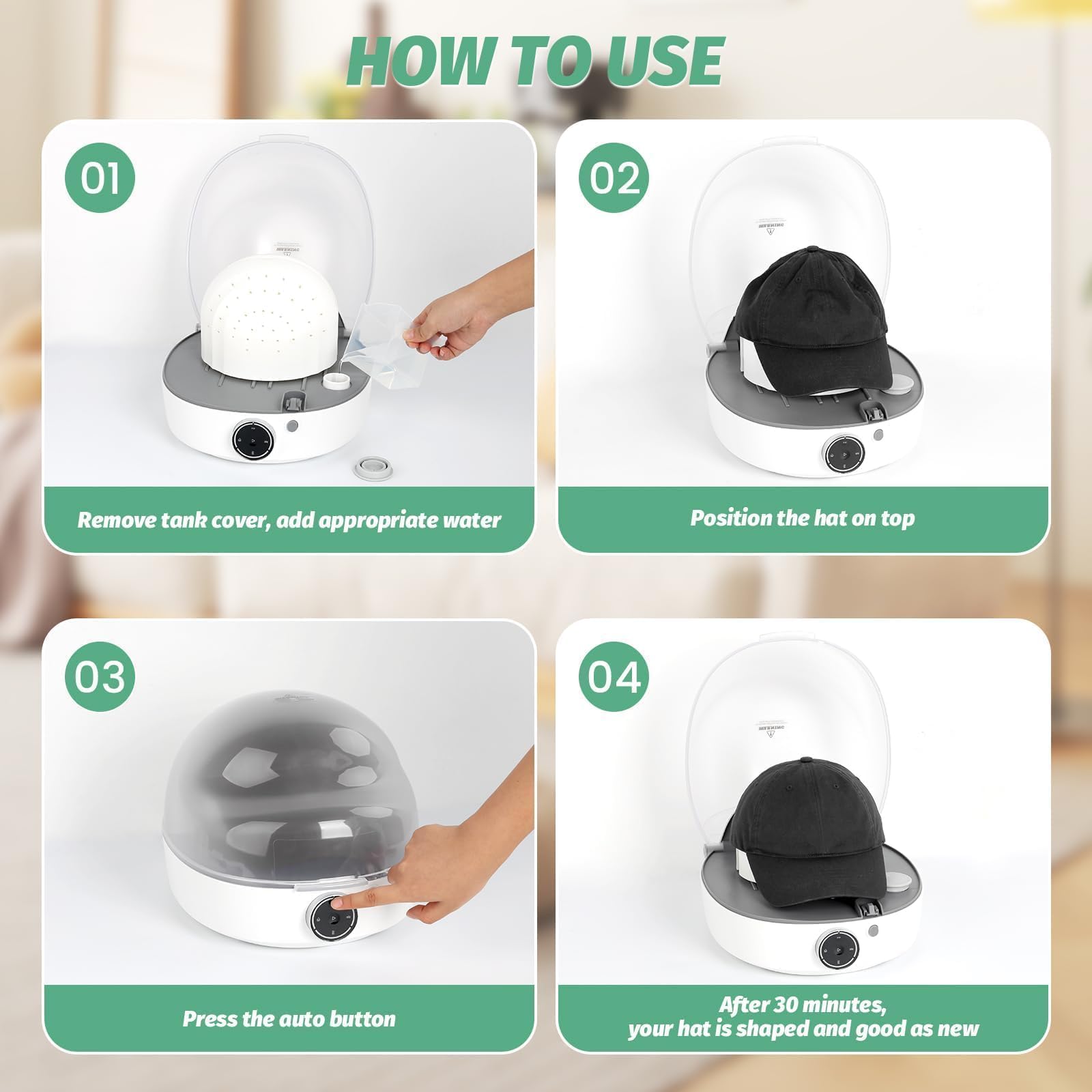 automated hat cleaning machine