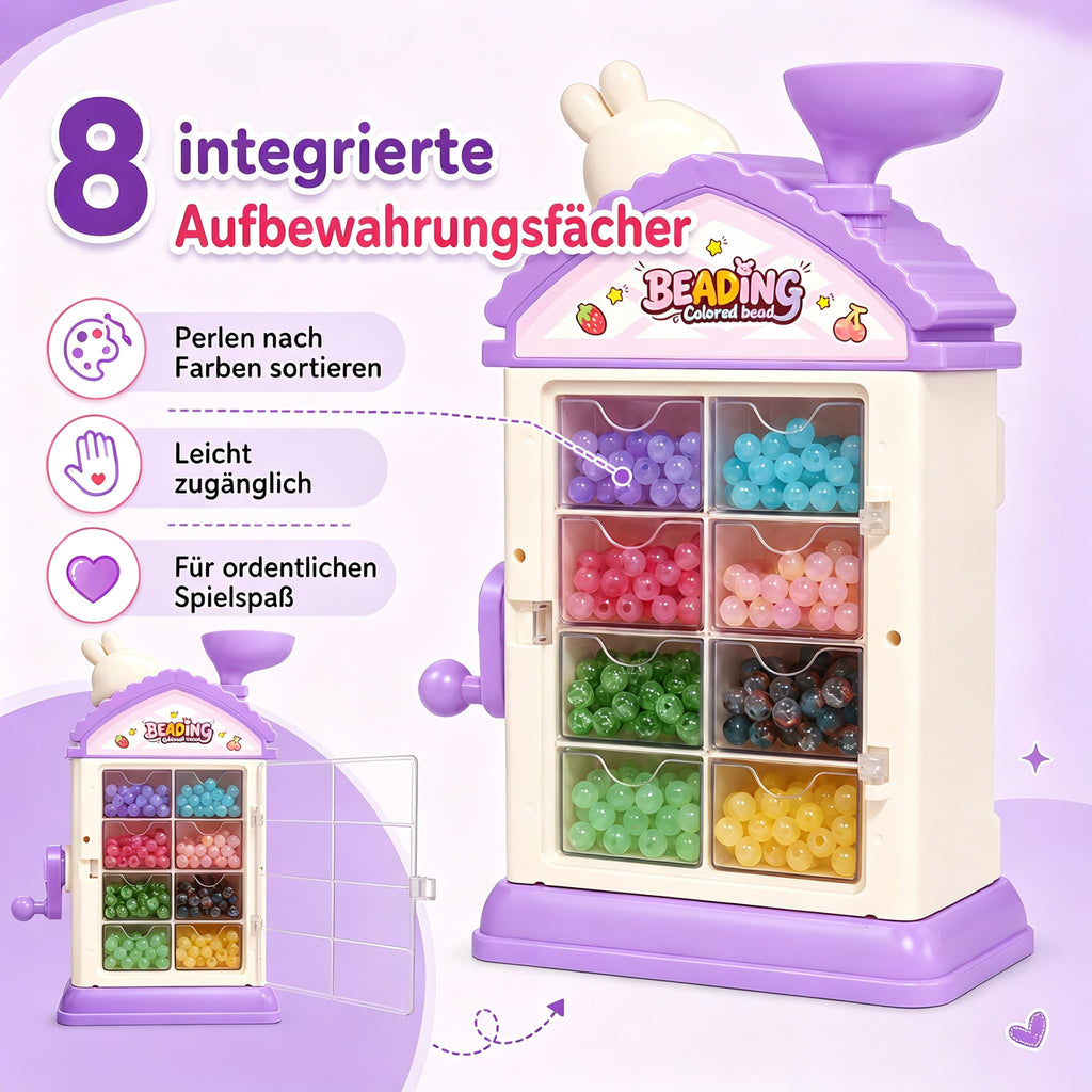 hand-cranked automatic bead stringing machine