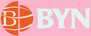 A logo featuring a stylized orange and white basketball-like circle with a large white 'B' and 'Y' inside, alongside the large text 'BYN' and smaller text 'YIWU BYN TRADING CO.,LTD.